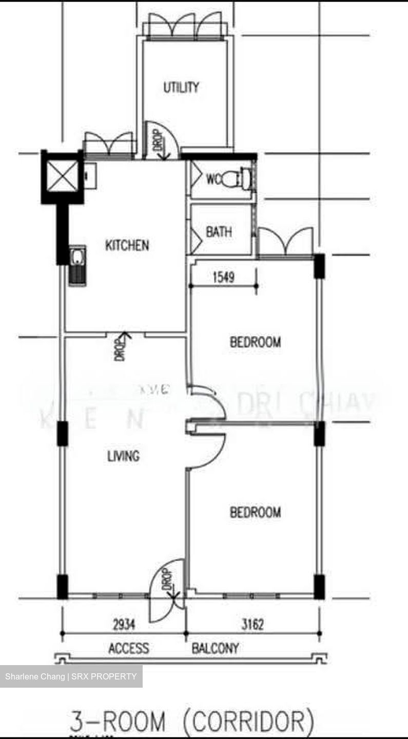 Blk 2 Dover Road (Queenstown), HDB 3 Rooms #625389031